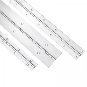 Standardowy rozmiar długi zawias 304#72 „” Zawiasna fortepian ze stalinierdzewnej Ciągły rzęd